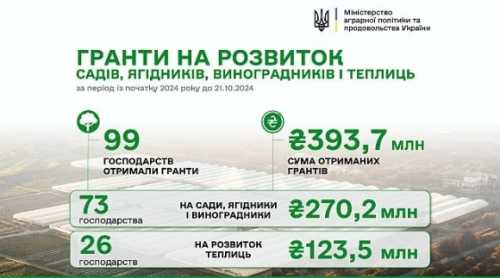 З початку року аграрії отримали майже 400 млн грн на розвиток садівництва - INFBusiness