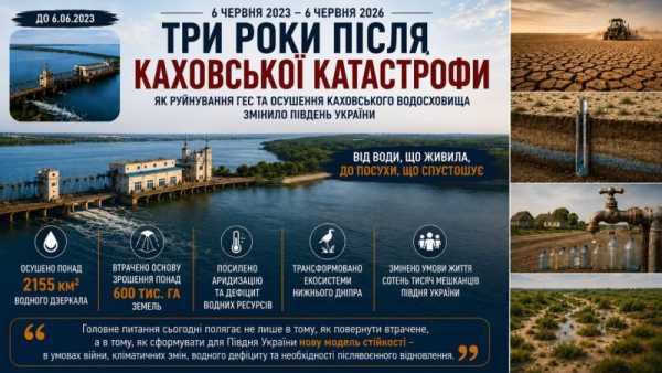 Three years after the Kakhovka disaster: how the destruction of the HPP and the…